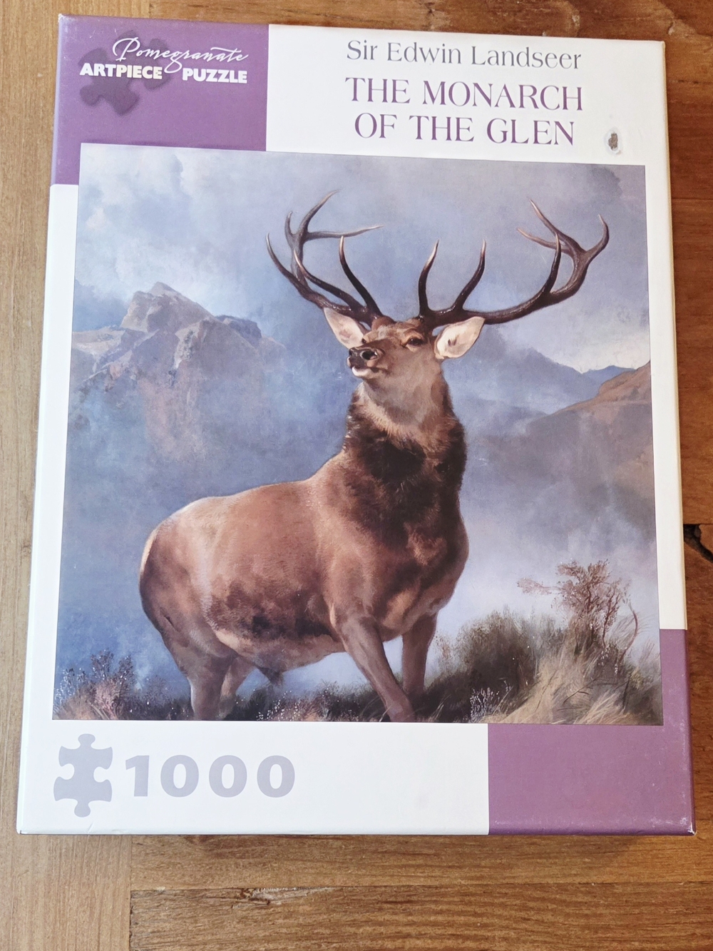 Artpiece Puzzle - The Monarch of the Glen (Purple/Brown) 1000pc
